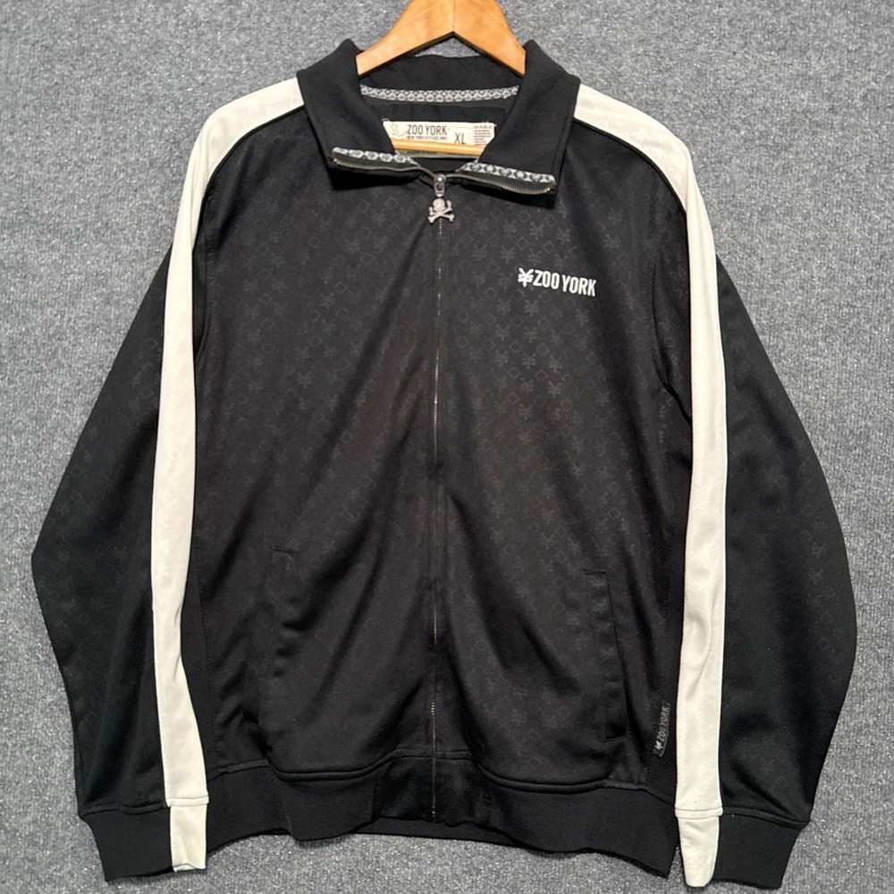 Zoo‎ York Jacket Mens Extra Large Monogram Y2K Bodega Series Track Jacket
